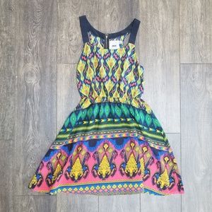 Asos multicolored print dress - 0